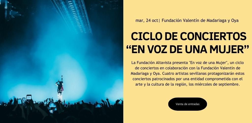 CICLO DE CONCIERTOS “EN VOZ DE UNA MUJER” 24 oct
