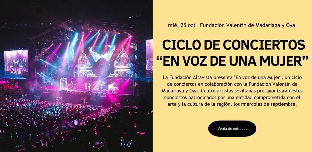 CICLO DE CONCIERTOS “EN VOZ DE UNA MUJER” 25 octubre